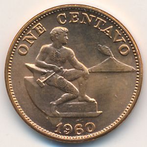 Филиппины, 1 сентаво (1960 г.)