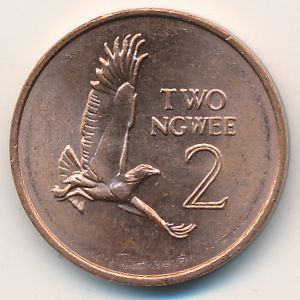 Zambia, 2 ngwee, 1983