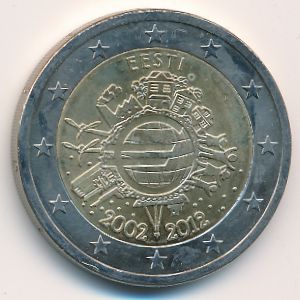 Эстония, 2 евро (2012 г.)
