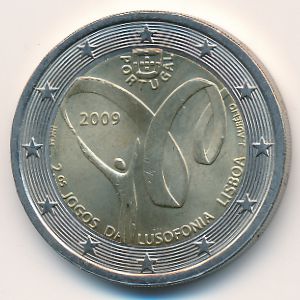 Португалия, 2 евро (2009 г.)
