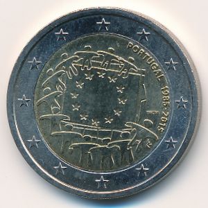 Португалия, 2 евро (2015 г.)