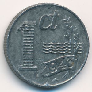Нидерланды, 1 цент (1943 г.)
