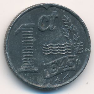 Нидерланды, 1 цент (1943 г.)