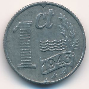 Нидерланды, 1 цент (1943 г.)