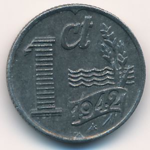 Нидерланды, 1 цент (1942 г.)