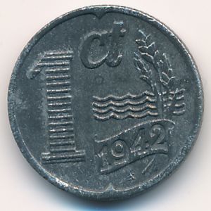 Нидерланды, 1 цент (1942 г.)
