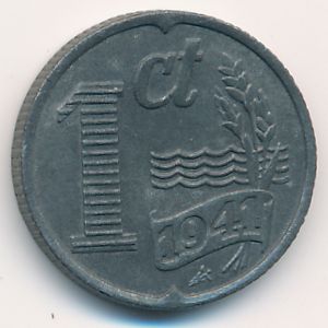 Нидерланды, 1 цент (1941 г.)