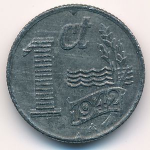 Нидерланды, 1 цент (1942 г.)
