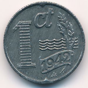 Нидерланды, 1 цент (1942 г.)