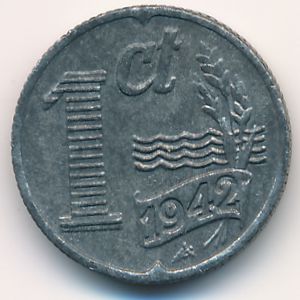 Нидерланды, 1 цент (1942 г.)