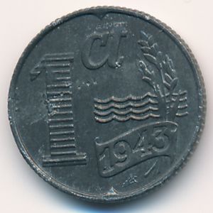 Нидерланды, 1 цент (1943 г.)