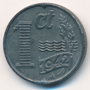 Нидерланды, 1 цент (1942 г.)