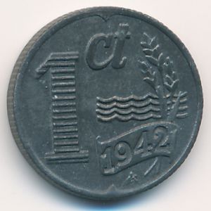 Нидерланды, 1 цент (1942 г.)