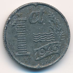 Нидерланды, 1 цент (1943 г.)