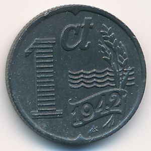 Нидерланды, 1 цент (1942 г.)