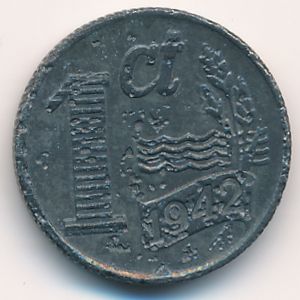 Нидерланды, 1 цент (1942 г.)