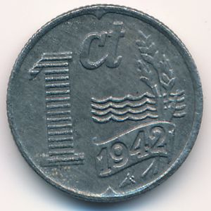Нидерланды, 1 цент (1942 г.)