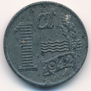 Нидерланды, 1 цент (1942 г.)