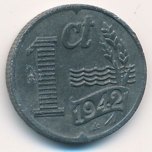 Нидерланды, 1 цент (1942 г.)