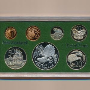 New Zealand, Набор монет, 1980