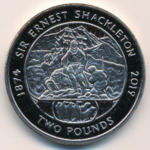 Южная Джорджия и Южные Сэндвичевы острова, 2 фунта (2019 г.)