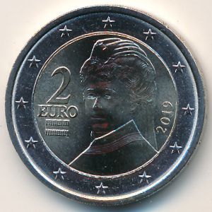 Австрия, 2 евро (2019 г.)
