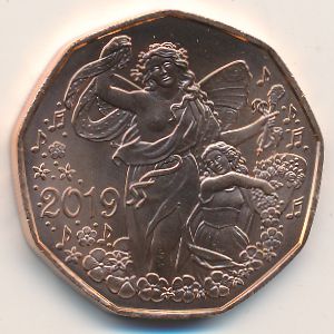 Austria, 5 euro, 2019
