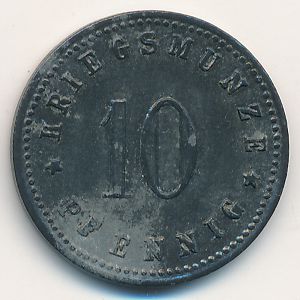 , 10 пфеннигов, 1917