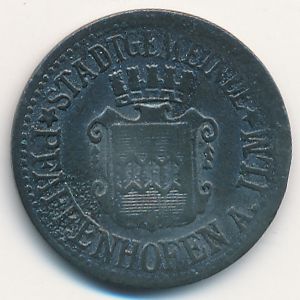 Пфаффенхоффан., 10 пфеннигов (1917 г.)