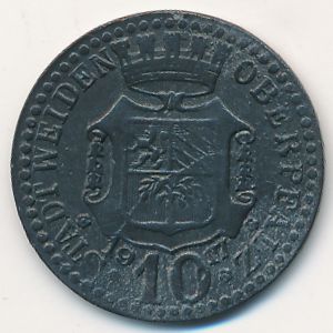 Вайден., 10 пфеннигов (1917 г.)