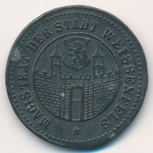 Вайсенбург., 10 пфеннигов (1917 г.)