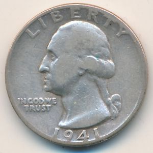 США, 1/4 доллара (1941 г.)