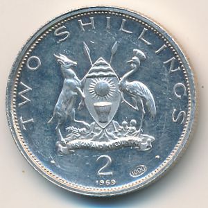 Уганда, 2 шиллинга (1969 г.)