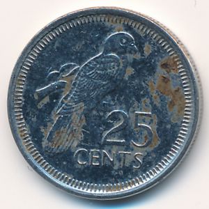 Seychelles, 25 cents, 2010