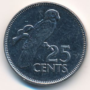 Сейшелы, 25 центов (2012 г.)