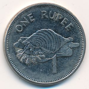 Seychelles, 1 rupee, 2010