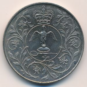 Великобритания, 25 новых пенсов (1977 г.)
