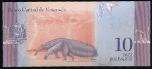 Венесуэла, 10 боливар (2018 г.)