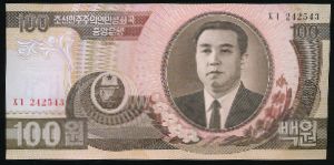 Северная Корея, 100 вон (1992 г.)