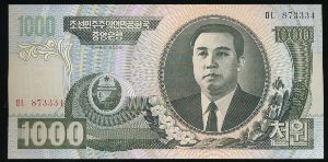 North Korea, 1000 вон, 2006