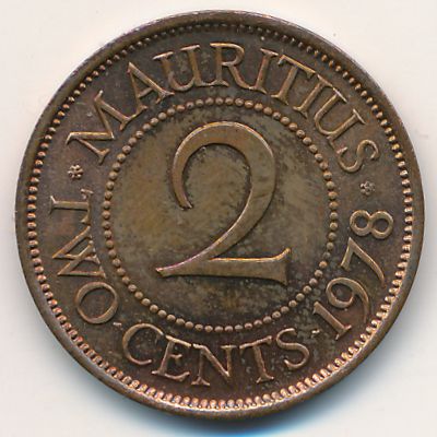 Маврикий, 2 цента (1978 г.)