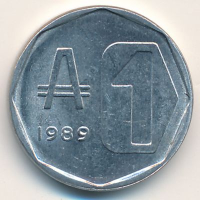 Аргентина, 1 аустраль (1989 г.)