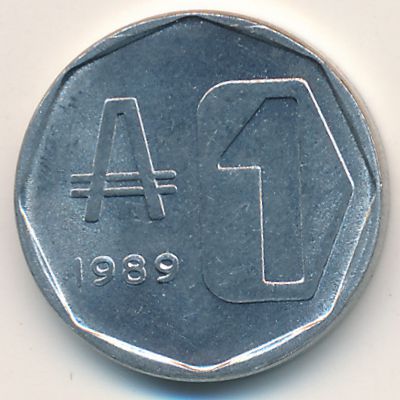 Аргентина, 1 аустраль (1989 г.)