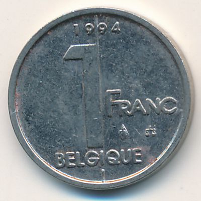Бельгия, 1 франк (1994 г.)