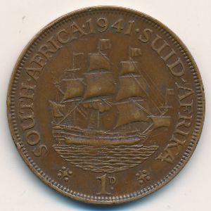ЮАР, 1 пенни (1941 г.)