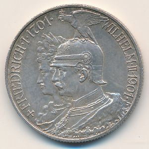 Пруссия, 2 марки (1901 г.)