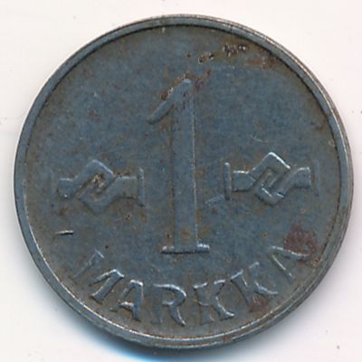 Finland, 1 markka, 1955