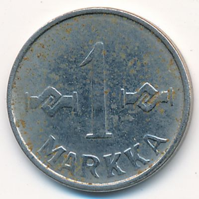 Finland, 1 markka, 1957