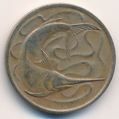 Singapore, 20 cents, 1968