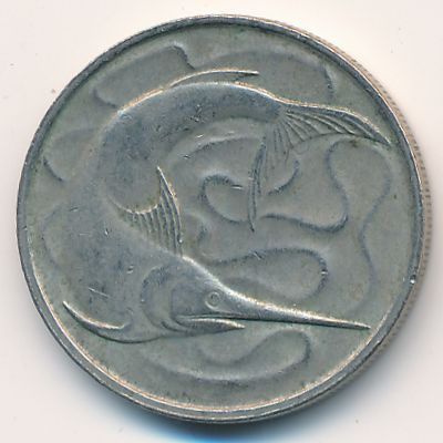 Сингапур, 20 центов (1980 г.)